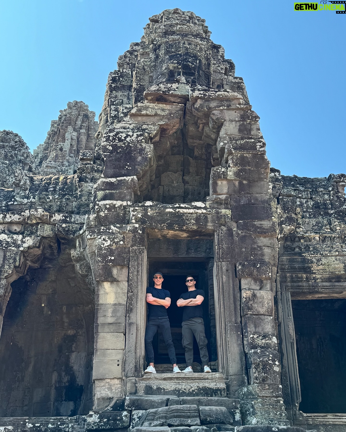 Roberto Portales - 3 Likes - #TBT to our Tomb Raider days 🇰🇭 #siemreap #bayon #temple #travel #husbands #cambodia #angkorthom