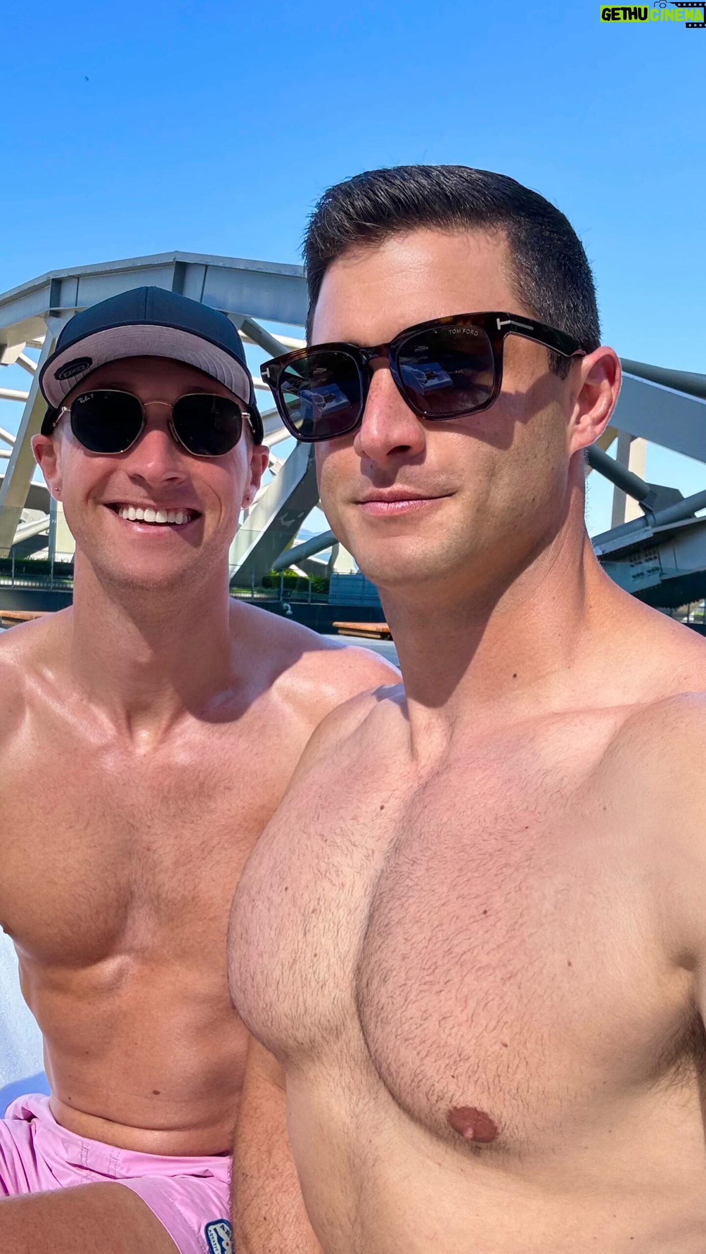 Roberto Portales - 5.9K Likes - Made the most of our only sunny day in Hong Kong 😎 #sunnyday #summervibes #hongkong #husbands #relaxing #poolside