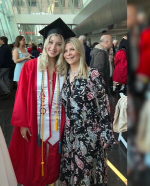 Robi Ludwig Instagram - Sending a big congrats to my daughter @jaimie.ludwig for graduating with honors from @bostonu this weekend. We all loved sharing this special moment withe you. I know you will be tremendously successful in your chosen field. Cheers to the journey ahead.🥂 I am so excited for you! Xoxxoxoxo