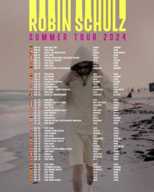 Robin Schulz Instagram - Euro tour 2024 starts now ❤️❤️❤️ can’t wait to see you this summer (swipe for all dates)