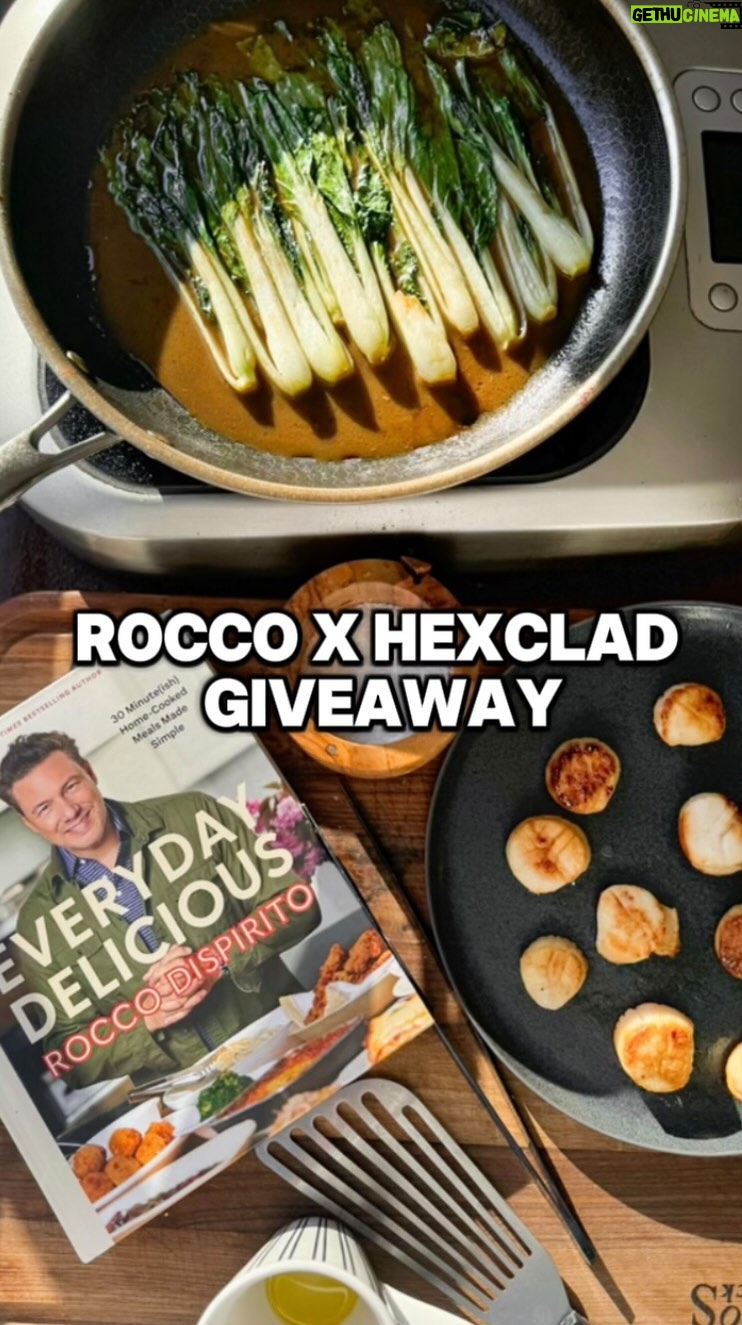Rocco DiSpirito - 1.4K Likes - Win a set of @hexclad pans and a signed book🌟
🍳I am thrilled to announce our exclusive giveaway of a 12 piece HexClad cookware set! It’s the Hybrid Pots and Pans and YOU have a chance to win.
Whether you’re a master in the kitchen or just starting your cooking journey, these pans and this book will elevate your culinary game to new heights.
🎉 Prize Details: in addition to a signed copy of Rocco’s new cookbook Everyday Delicious, this incredible set includes a versatile range of pans crafted for performance and durability. From sautéing to simmering and everything in between, these pans are designed to make cooking a breeze.
👩🍳 How to Enter:
1. Follow @roccodispirito and @hexclad
2. Tag 2 of your foodie friends who would love this prize.
3. Preorder Everyday Delicious and DM @roccodispirito the receipt.
🏆 One lucky winner will be chosen at random to receive this stunning cookbook & cookware set! *Must have proof of Everyday Delicious preorder* Must be within the US and 21 to qualify.
📅 Deadline: Don’t miss out! The giveaway ends April 30th.
🎁 Spread the Word: Share this with fellow food enthusiasts and increase your chances of winning!
Cooking just got more exciting! Enter now for your chance to win this incredible set. Good luck! 🍳
#everdaydelicious #hexclad #giveaway #potsandpans #free #hexclad #chef #roccodispirito #cheflife #bestpans #cookware #giveaway