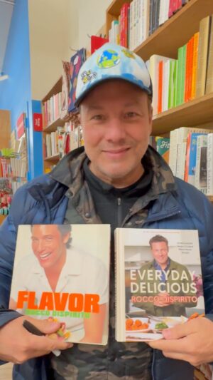 Rocco DiSpirito Instagram - While at the @strandbookstore signing books today I saw they still carried my very first book “Flavor”. Well they are all signed now. Please go have a look! 

#HomeCooking #SimpleRecipes #QuickMeals #EasyCooking #HealthyEating #WeeknightDinner #CookingTips #KitchenInspiration #FamilyMeals #CookingAtHome #rocco #chefrocco