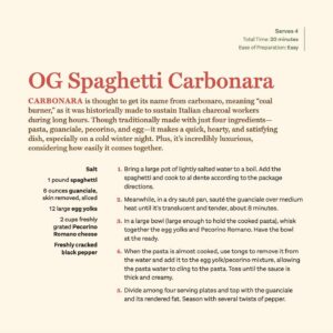 Rocco DiSpirito Instagram - OG Spaghetti Carbonara! One of my personal favorite recipes from #EverydayDelicious that I can’t wait to share with you all!

#eat #eater #goodeats #instayum #instadelicious #foodies #nycfood #nycfoodies #foodiesofinstagram #instaeats
#chefsofinstagram #cheflife #chefstyle #chef #chefs #spaghetti #carbonara