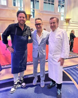 Rocco DiSpirito Instagram - What an honor to be a part of the City Meals on Wheels benefit last week. The incredibly generous guests were part of raising almost 1 million dollars that evening. Wow! Besides the incredible guests, I was thrilled to be amongst some of the greatest restaurant people in the world. @chefjwaxman @drewnieporent @roccodispirito @scottconant @danielboulud #citymealsonwheels
