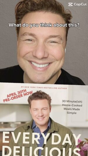 Rocco DiSpirito Instagram - He loves it. let’s see how you feel about my new book everyday delicious. Enter for signed cookbook giveaway. Pre-order at link in bio. 

#cookbook #recipes #steakdiane #shrimpburger #tonkatsu #chickenparm #explore #roccodispirito #foodies #cheflife #newcookbook #bestrecipe #lookatthisone #meme