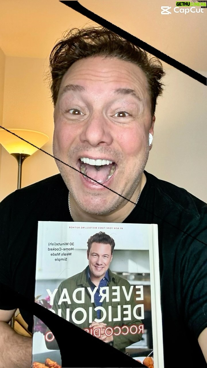 Rocco DiSpirito - 301 Likes - Some fun with reading!
Everyday delicious available for pre order . Link in bio.
##cookbook #recipes #steakdiane #shrimpburger #tonkatsu #chickenparm #explore #roccodispirito #foodies #cheflife #newcookbook #bestrecipe #lookatthisone #meme