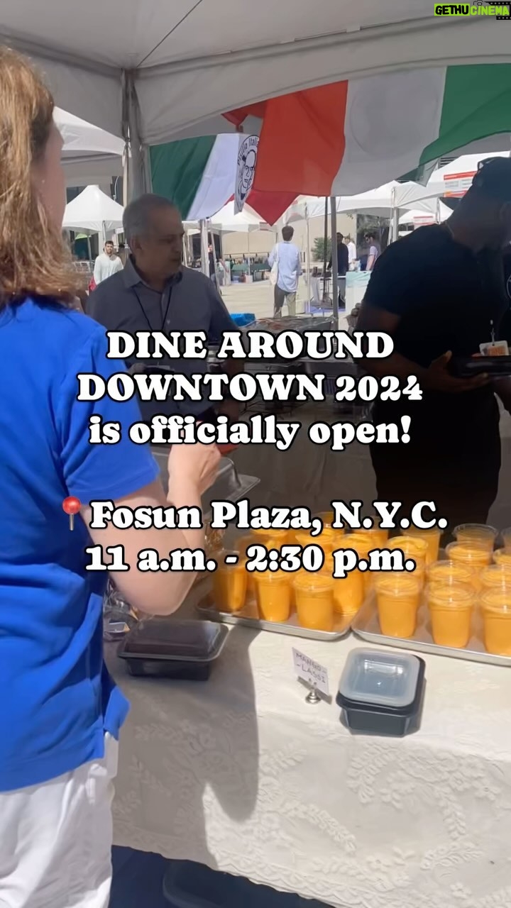 Rocco DiSpirito - 227 Likes - Dine Around Downtown is officially underway! Come on down to Fosun Plaza today, June 4, from 11:00 - 2:30 to sample offerings from 41 of Lower Manhattan’s best restaurants 🍔🌭🌮🌯🥙🥗🥪🍕