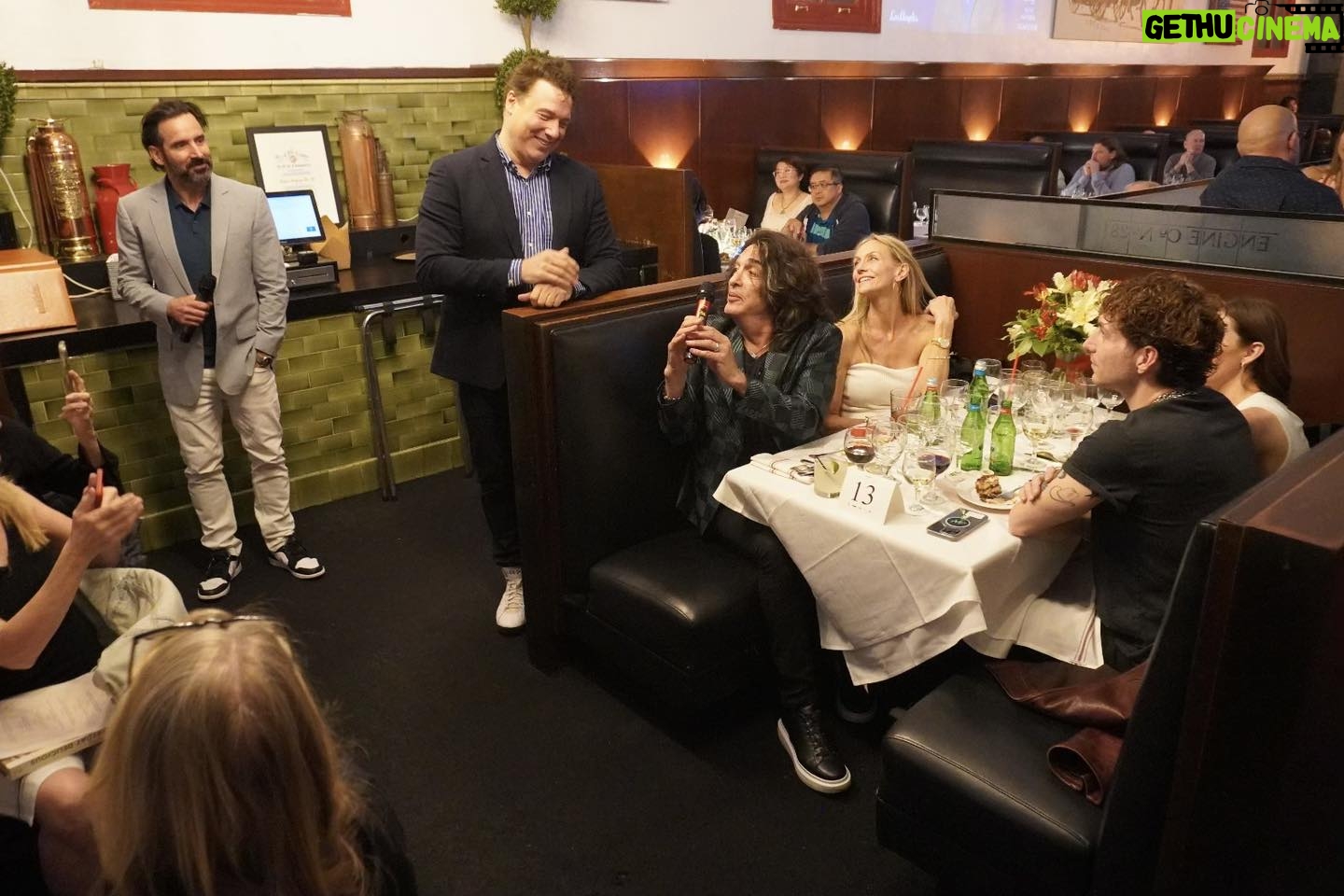 Rocco DiSpirito - 781 Likes - Another full circle moment with @paulstanleylive at the @lamag dinner last night. Growing up in the 70s, I was a huge Kiss fan. Their album ‘Love Gun’ dropped when I was just 11, but I couldn't afford it on my $3/week allowance. When I asked my Mom for the money, she said “get a job” – something I didn’t know was an option at that age. So, I started working at a pizzeria for 50 cents an hour, and that's when I fell in love with taking care of people. To this day, that's what drives me in this business – making people happy through food.
Paul Stanley was my childhood idol and the true inspiration behind my restaurant journey. There's nothing cooler than sharing my food with him and bringing him joy, just like he did for me.
#fullcirclemoment #cheflife #kissfan #paulstanley #Kiss #rolemodel #la #everydaydeclious #lamag #lamagdinner #newcookbook #lafoodie #laeats #paulstanleyfan #lovegun #inspiration