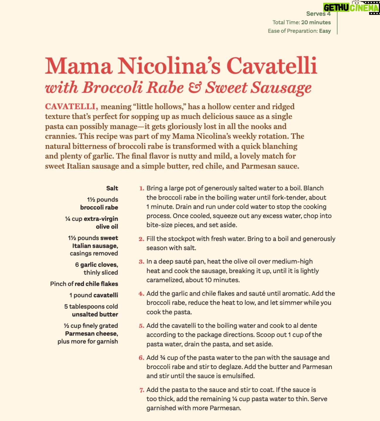 Rocco DiSpirito - 359 Likes - Cavatelli with Broccoli Rabe & Sweet Sausage! This recipe was a staple in my Mama Nicolina’s weekly rotation. Simple, comforting, and always a crowd-pleaser!
#everydaydelicious #cavatelli #recipe #cookbook #eat #eater #goodeats #instayum #instadelicious #foodies #nycfood #nycfoodies #foodiesofinstagram #instaeats #chefsofinstagram #cheflife #chefstyle #chef #chefs