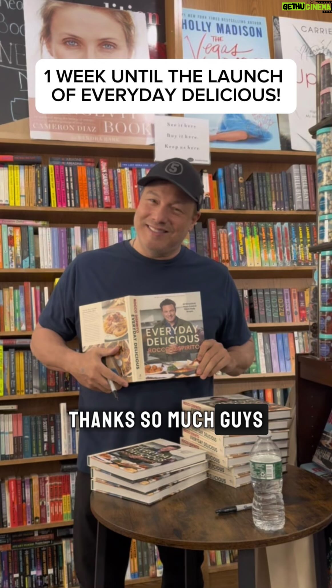 Rocco DiSpirito - 510 Likes - Support one of my favorite places @thebookmarkshoppe an independent bookstore in the city. Come on over and grab your copy of my new cookbook, Everyday Delicious!
#everydaydelicious #cheflife #foodies #recipeoftheday #cookbook #bookstore #thebookmarkshoppe #brooklyn #newyork #booksigning #newcookbook
