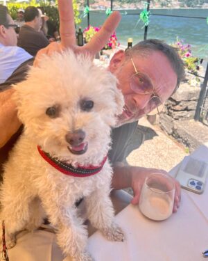 Roland Møller Instagram - “The better I get to know men, the more I find myself loving dogs.”

“The dog is a gentleman; I hope to go to his heaven not man’s.” 

#francesco 
#dogeatdog 
#everydoghasitsday