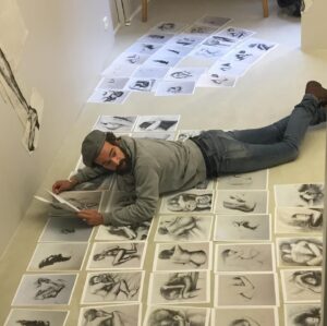 Romain Duris Instagram - FÉROCE  Coming soon @galeriecinema #exposition #dessins @agnesdahanstudio @noeveofficial #exhibition #workinprogress #draw #painting