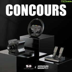 Romain Monti Instagram - ‼️ CONCOURS ‼️

🎁 Gagne ton setup simracing complet !🎁

Avec @sim_drivers on régale les simracers et les futurs simracers 🏎️ 🏁

On te fait gagner:
* 1 direct drive Moza 🤯
* 1 volant Moza 😍
* 1 pédalier Moza ! 🔥

Pour une valeur de 600€ 💰

Pour participer il fau
- être abonné à @romainmonti et @sim_drivers 
- liker cette publication
- taguer deux ami(e)s qui pensent être plus rapides que toi 😶 
N’oublie pas de partager le concours en story ! 👊🏼

Le tirage au sort aura lieu jeudi 13/06 🍀

Attention aux faux comptes ! Comme à chaque concours, des faux comptes risques de vous contacter. Ne vous faites pas avoir. Mon seul compte officiel est celui-ci. Le reste vous pouvez le signaler.

Collaboration commerciale 

#concours #simdriversparis #simracing