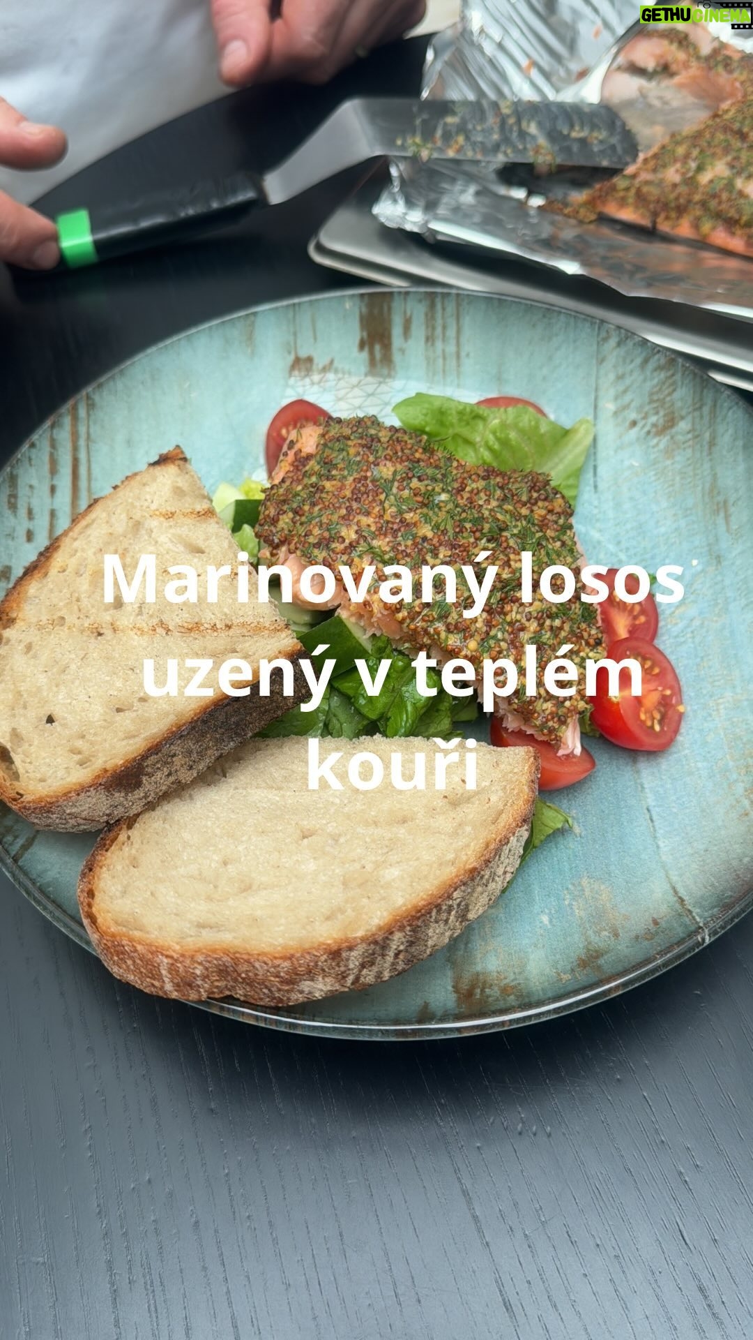 Roman Paulus - 808 Likes - RECEPT NA LOSOSA MARINOVANÉHO VE ZLATÉ SLIVOVICI A UZENÉHO V TEPLÉM KOUŘI
Máte rádi grilování? A co tak vyzkoušet něco nového? Dnes mám pro Vás skvělý tip na úžasnou grilovačku. Jemná chuť lososa, doplněná o štiplavou chuť hořčice a kopru. Skvělá kombinace, která ohromí nejen Vás, ale i všechny hosty, kteří k Vám přijdou na letní grilování i celá rodina.
Připravte se na skutečný chuťový zážitek, který si zamilujete!
Tento recept si určitě uložte a při nejbližší příležitosti udělejte a pochutnejte si!
A co nejčastěji grilujete Vy? Maso, zeleninu, sýry nebo ryby? Dejte mi vědět do komentářů a nezapomeňte mě sledovat pro více skvělých receptů a triků do kuchyně.
Co budete potřebovat?
Na 4 porce
600g čerstvého lososa
100g Hrubozrnné hořčice
100ml zlaté slivovice od Rudolfa Jelínka
Třtinový cukr hrubozrnná sůl v poměru 1:1
kopr
Jak budete postupovat?
Nejprve si rozpálíme gril a do rozpálených uhlíků přihodíme pár odštěpků z tvrdého dřeva, (dají se i běžně koupit pod názvem Hickory). Ty nejprve namočíme do vody a poté je dáme do grilu, tím si připravíme gril na uzení.
Očištěný filet s kůží naložíme do cukru, soli a zlaté slivovice, necháme marinovat cca 3 hodiny. Rybu poté omyjeme pod tekoucí studenou vodou, osušíme a potřeme marinádou z hořčice a kopru.
Udíme na klidové zóně pod poklopem v grilu. Při teplotě 180* C cca 20–25 minut.
Podáváme s pečivem a zeleninovým salátem.
Dobrou chuť!
#recepty #recept #zdraverecepty #ryby #ryba #losos #gril #grilovani #party #leto #oslava #pratele #kamaradi #letni #letniparty #spoluprace #rudolfjelinek #rjelinek #slivovice #pojdnaslivku #jidlojezaklad #jidlonaprvnimmiste #jidlo #obed #vecere #dnesjim #dnesjem #sefkuchar #romanpaulus #romanpauluschef @rudolfjelinekvizovice