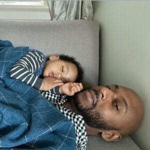 Romany Malco Instagram - Rough night for #Brave. I relieved mom at 3:46 AM. Brave slept, tossed turned and kicked on top of me until the was time for me to get ready for work. 🥰
.
.
Believe he’s s going through a growth spurt and in these times he wants a lot of comfort. 👨🏾‍🍼
.
.
I hardly slept but I find that sometimes pure, unconditional love can be so energizing. ❤️
.
.

Maybe I’ll crash in a few hours, but right now, my 3 1/2 hours of sleep feels more like 10 hours of sleep. 😂
.
.

#teamnosleep #daddy #poppa #dadlife #daddylife #beingadad #father #nosleep #sleepless #fatherhood #fatherandson