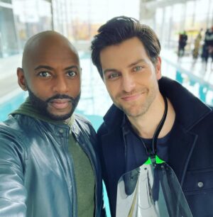 Romany Malco Instagram - #MenAtWork - On set of @millionlittlethingsabc with my partner in crime, @mrgiuntoli. #amillionlittlethings #millionlittlethings