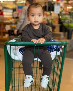 Romany Malco Instagram - #Brave’s first grocery cart ride. 😍 This had to be thought out in so many ways.  When is the market’s slowest time of day? What’s the safest way to disinfect the cart for the baby? Make sure not to let the cart sit still for more than a minute or two. Should we make the baby wear a mask? Maybe we should just leave the baby at home. At home with who? We left our nanny in the USA! 😂
.
.
We need a COVID PARENTING series!!!! Come on #Netflix!!! Hook it up! A lot of neurotic parents need guidance! 😫
.
.
I don’t want to be the perfect parent but I want to be a consistent one. COVID is presenting some challenges in that department. 😬 #BraveMalco