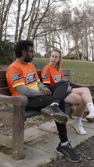Romesh Ranganathan Instagram - “I’m doing as much as I can to save someone like my brother in the future, so people know there is someone there who wants to listen to them.”

After losing her brother to suicide, Natalie found support in our services. Now, her and @romeshranga are running @londonmarathon for CALM.

🔗  Hit the link in our bio to donate to Rom’s fundraiser today - and help us be there to help more people face tomorrow.