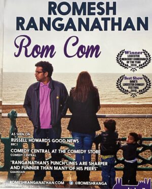 Romesh Ranganathan Instagram - Having a clear out and found this flyer from my first Edinburgh show in 2013. For some reason it looks like it’s from 1981.