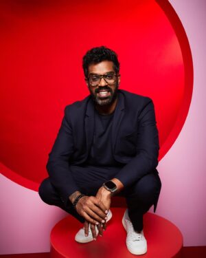 Romesh Ranganathan Instagram - It was an honour to be one of the hosts for Comic Relief tonight on Sir Len’s last night doing it. People are struggling and so reaching in your pocket is harder than ever but it was great to see such an amazing total so far. I know some people get hardened to charity and tv hosts asking people for money but what I think we can all agree is I look like a right wanker perched on a box for this photo.