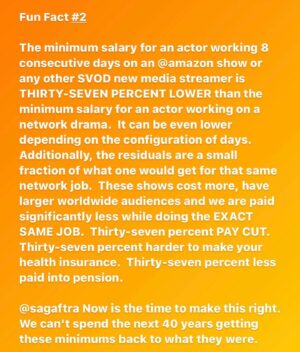 Romy Rosemont Instagram - One more fun fact…I promise my next post will be of my dog!  Thank you to @andrewleeds for writing all of these and explaining it so succinctly in words I can understand. 
@sagaftra