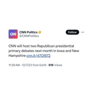 Ron DeSantis Instagram - Looking forward to debating in Iowa!