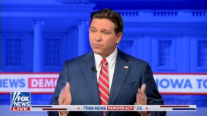 Ron DeSantis Instagram - What do we want the 2024 election to be about?

If Donald Trump is the nominee, the election is going to be about legal issues, criminal trials, January 6. It’ll be a referendum on him.

This election needs to be a referendum on the Democrats’ failed policies. 

We need to offer a positive vision to turn this country around — and that’s what I represent.