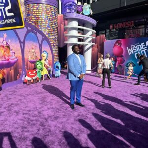 Ron Funches Instagram - #InsideOut2 premiere with Malcolm🧡We’re getting our Bloofy on