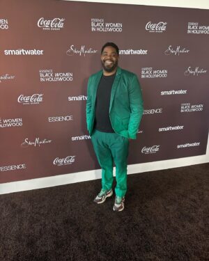 Ron Funches Instagram - Thanks @appletv and @essence for inviting me to the #blackwomeninhollywood luncheon and awards. It was inspiring to see so many hard working and talented black women being celebrated and cheered. A true honor to meet one of my biggest acting influences in Kim Coles and so good seeing so many old friends like @comediennemspat @ginayashere @lenawaithe @comiclonilove.  Truly teared  up around so much black excellence