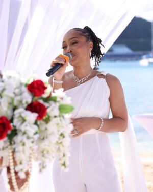 Ronnie DeVoe Instagram - Therefore what GOD has joined together, let no one separate. 

Mark 10:9

To @setep_hotep_bey and @pammy_1013 , we thank you both for allowing us to continue our journey as #marriageambassadors as you begin yours as a newly wedded couple! 

Officiating your wedding in #Jamaica on 1-13-24 was magical, rewarding and immensely inspiring! The song you chose for @ShamariDeVoe to sing made the moment even more heartfelt! Just know, we wouldn’t have been anywhere in the world on your GOD ordained day.

• Continue to love on each other as you did in the beginning. 
• Continue to ask questions and always keep getting to know each other because we are forever changing. 
• Active listen to each other because that will allow you to understand what the other persons needs, desires and challenges are so you can address them. 
• That’s just the tip of the iceberg! 

• Make sure marriage maintenance with a coach/counselor is a part of your plan moving forward and stay close to like minded couples that are not giving up on each other and will hold you both accountable! 

We love you both to life and look forward to seeing you at the @Married4LifeWalk on April 26-27! IT’S OFFICIAL NOW!!! 😉💍🖤

Remember —> “Never let go of the hand you are holding…”

#DeVoeted