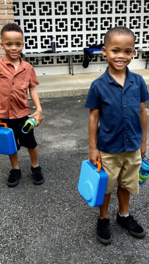 Ronnie DeVoe Instagram - Another revolution around the ☀️for our boys is complete! Man, that’s a lot of #PeanutGang energy! 🤣🤣 Happy 6th Birthday Ronald and Roman! Mommy and Daddy love you to life…! 
•
Repost from @devoetwins
It’s not every day that you get to turn 6 so we’re starting it off with a bang at summer camp! 
7/14 🥳
#HappyBirthday #6YearsOld #DeVoeTwins #DeVoeted
