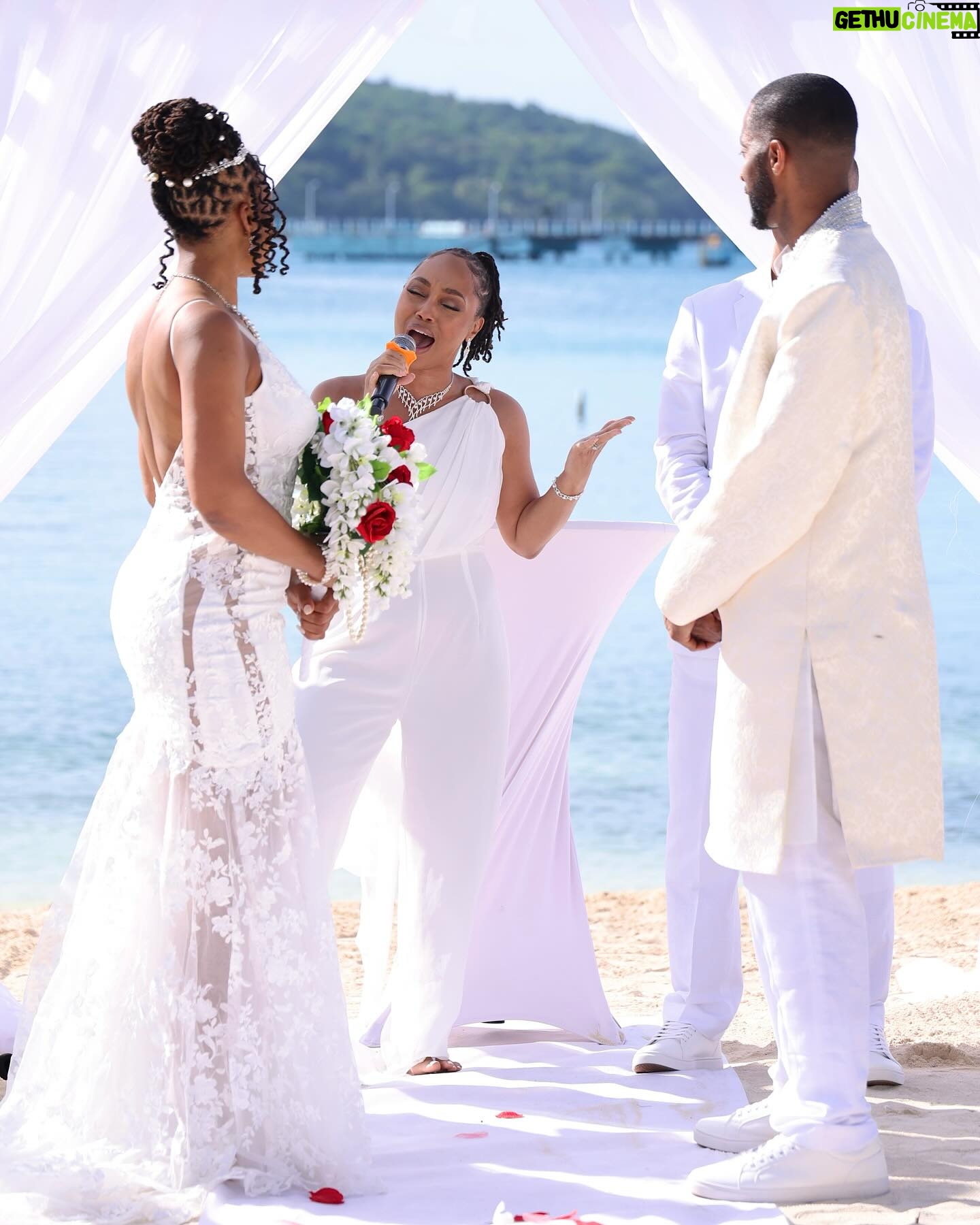 Ronnie DeVoe - 18.6K Likes - Therefore what GOD has joined together, let no one separate.
Mark 10:9
To @setep_hotep_bey and @pammy_1013 , we thank you both for allowing us to continue our journey as #marriageambassadors as you begin yours as a newly wedded couple!
Officiating your wedding in #Jamaica on 1-13-24 was magical, rewarding and immensely inspiring! The song you chose for @ShamariDeVoe to sing made the moment even more heartfelt! Just know, we wouldnāt have been anywhere in the world on your GOD ordained day.
⢠Continue to love on each other as you did in the beginning.
⢠Continue to ask questions and always keep getting to know each other because we are forever changing.
⢠Active listen to each other because that will allow you to understand what the other persons needs, desires and challenges are so you can address them.
⢠Thatās just the tip of the iceberg!
⢠Make sure marriage maintenance with a coach/counselor is a part of your plan moving forward and stay close to like minded couples that are not giving up on each other and will hold you both accountable!
We love you both to life and look forward to seeing you at the @Married4LifeWalk on April 26-27! ITāS OFFICIAL NOW!!! ššš¤
Remember ā> āNever let go of the hand you are holdingā¦ā
#DeVoeted