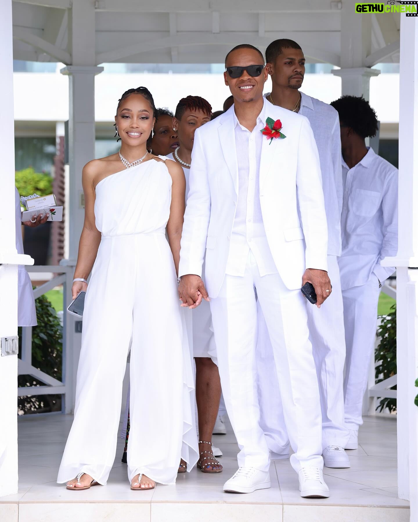 Ronnie DeVoe - 18.6K Likes - Therefore what GOD has joined together, let no one separate.
Mark 10:9
To @setep_hotep_bey and @pammy_1013 , we thank you both for allowing us to continue our journey as #marriageambassadors as you begin yours as a newly wedded couple!
Officiating your wedding in #Jamaica on 1-13-24 was magical, rewarding and immensely inspiring! The song you chose for @ShamariDeVoe to sing made the moment even more heartfelt! Just know, we wouldnāt have been anywhere in the world on your GOD ordained day.
⢠Continue to love on each other as you did in the beginning.
⢠Continue to ask questions and always keep getting to know each other because we are forever changing.
⢠Active listen to each other because that will allow you to understand what the other persons needs, desires and challenges are so you can address them.
⢠Thatās just the tip of the iceberg!
⢠Make sure marriage maintenance with a coach/counselor is a part of your plan moving forward and stay close to like minded couples that are not giving up on each other and will hold you both accountable!
We love you both to life and look forward to seeing you at the @Married4LifeWalk on April 26-27! ITāS OFFICIAL NOW!!! ššš¤
Remember ā> āNever let go of the hand you are holdingā¦ā
#DeVoeted