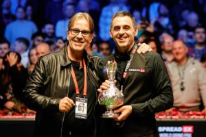 Ronnie O'Sullivan Instagram - I enjoyed that tonight. It’s always a tough game against Judd, he’s an exceptional player and a great bloke. But I did have fun tonight. Thanks again to all the fans! I hope you enjoyed it too this week 👍🏼