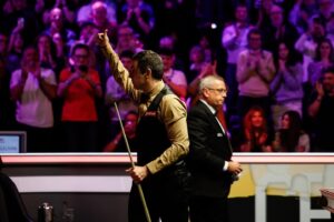 Ronnie O'Sullivan Instagram - That was a great game @gary_wilson147 ! The crowd were brilliant too! I had to dig deep tonight and I’m happy I got it done and got the win. Looking forward to the final on Sunday now 👍🏼