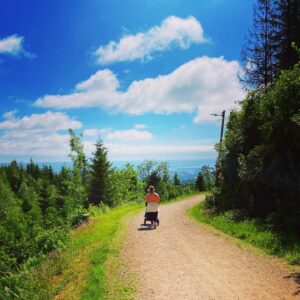 Ronny Brede Aase Instagram - Vår vesle familie tuslar gjennom rolege sommardagar i hovudstaden. (Og Tuva fortel om kor sjuuukt fort det går å ake korketrekkeren. Eg foretrekk sommarversjonen til fots.)