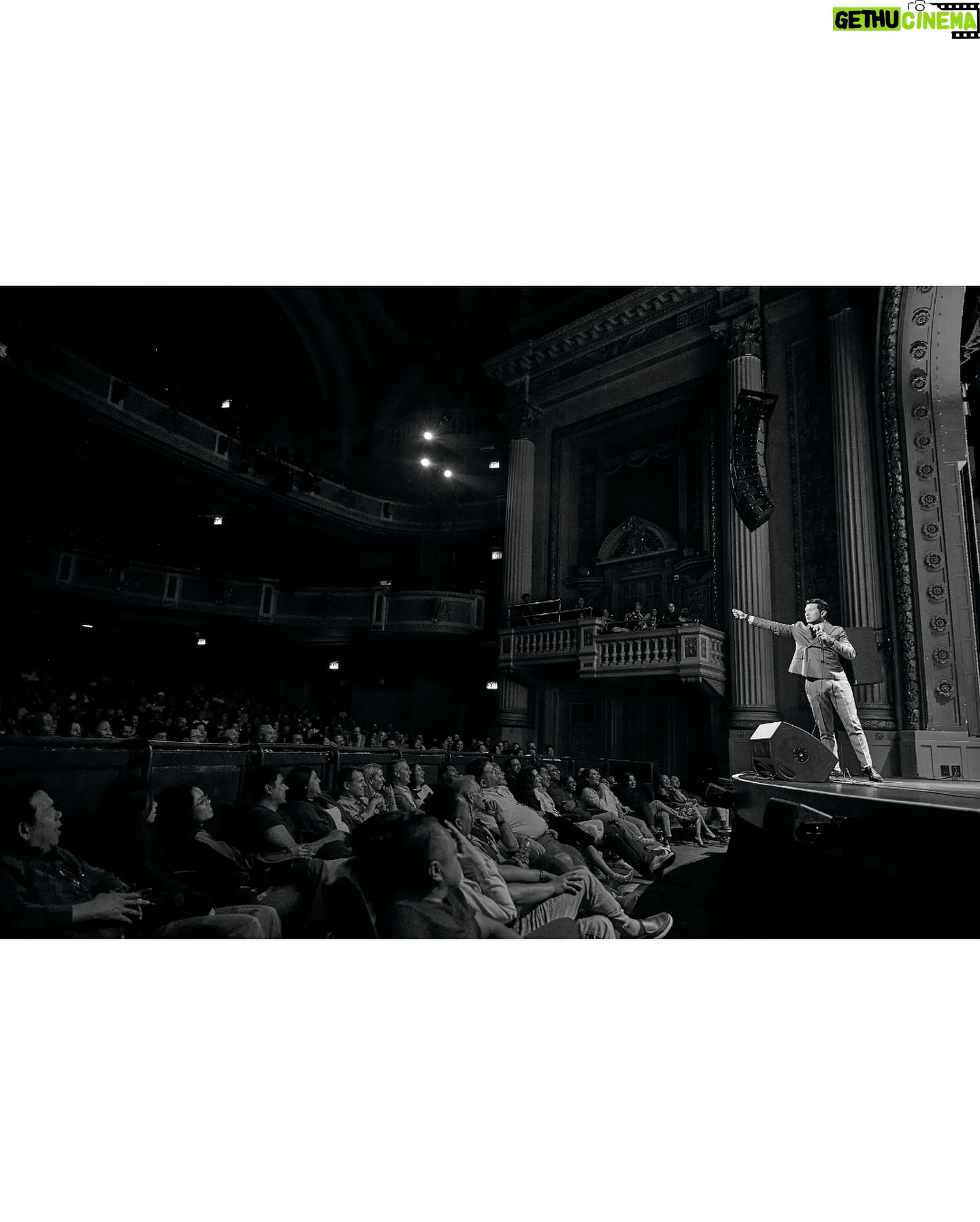 Ronny Chieng - 4.1K Likes - DALLAS! THANK YOU FOR SELLING OUT MY SHOW @majestictheatredallas! And thanks to @thefumiabe and DJ @tonytrimm for being on the show. 📸: @kx0101
👔: @latoiacunningham @bonobos