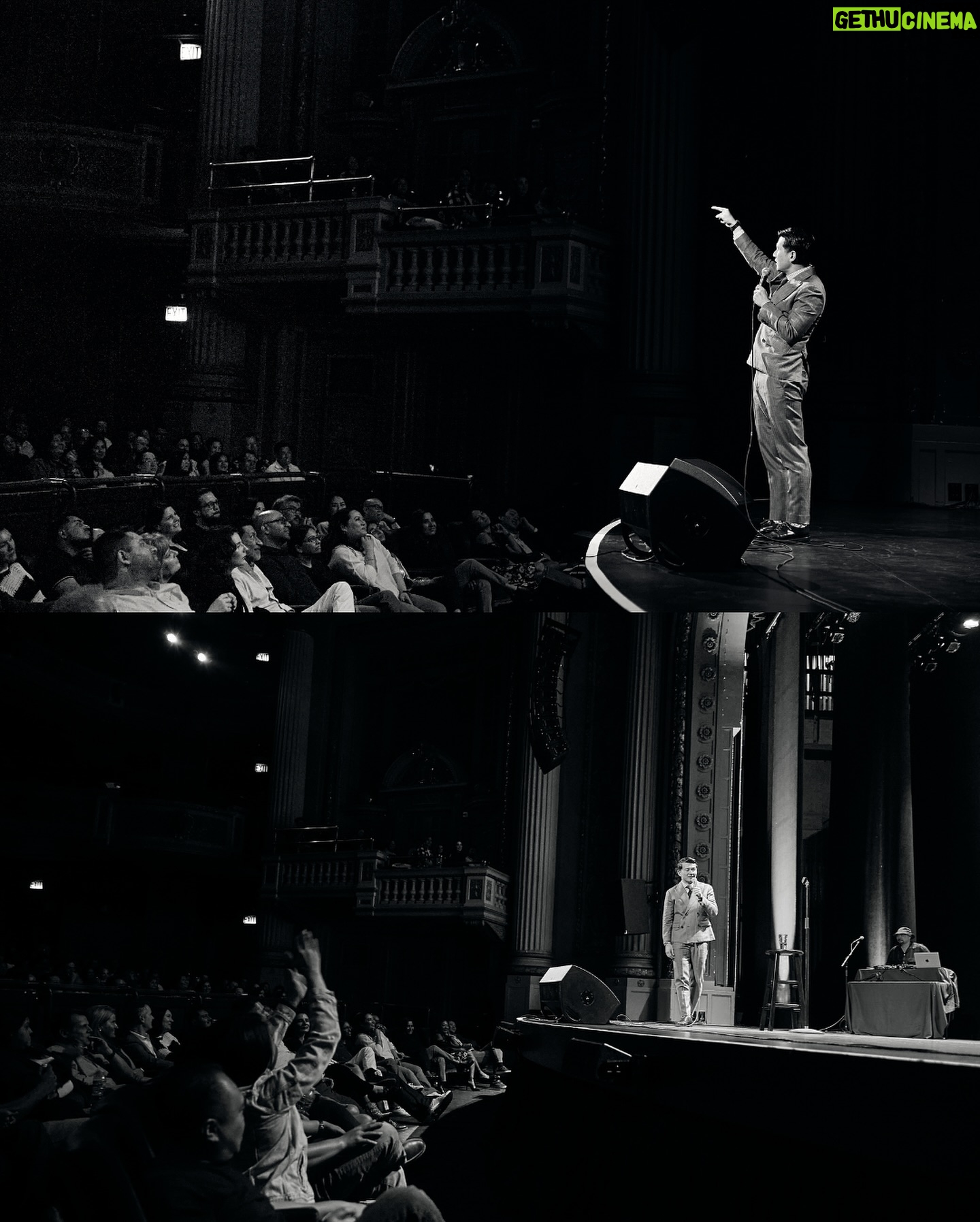 Ronny Chieng - 4.1K Likes - DALLAS! THANK YOU FOR SELLING OUT MY SHOW @majestictheatredallas! And thanks to @thefumiabe and DJ @tonytrimm for being on the show. 📸: @kx0101
👔: @latoiacunningham @bonobos