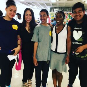 Rosal Colon Instagram - Today was truly inspiring . Thank you to the wonderful students and staff @urbanartsorg and to the #BronxAcademyOfLetters for having me today as a guest story teller in their #StoryStudio series . I got to hear some incredible middle school kids get on that stage and share their story and I was lucky enough to get to share my own about what it means to me to be #nuyorican. Even luckier to get to share some laughs and hugs with the kids after . Gotta love the Bronx always. Big thank you to #LidiaRamirez for taking such good care of me . The future was in that auditorium today . #proudbxgirl #proudboricua #what’syourstory