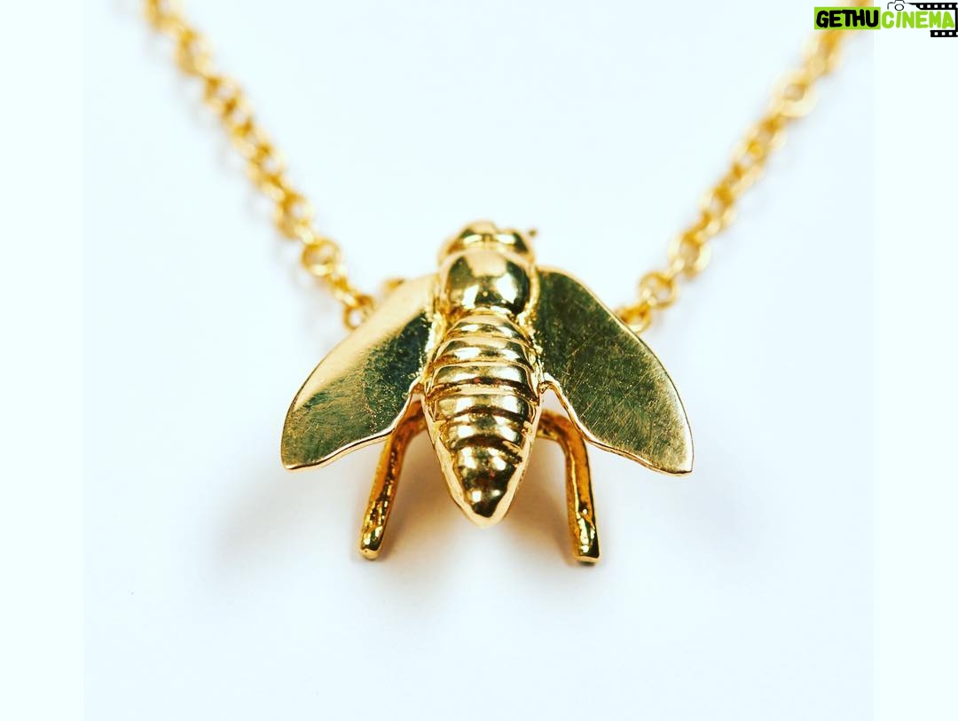Rosal Colon - 1.6K Likes - Loving my gorgeous Gold Bee Necklace by @sarahjanewilde for @thombrowneny . Your pieces are absolutely stunning 🐝⭐️