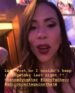 Rosal Colon Instagram - Still not over it ❤️ #GabyPacheco #nohumanbeingisillegal✊🏽 #adlconcertagainsthate @kennedycenter