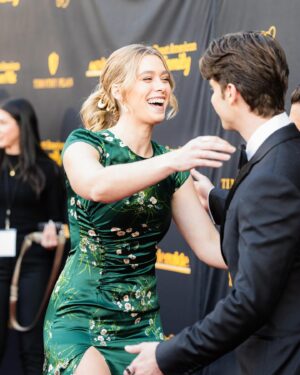 Rose Reid Instagram - team A THOUSAND TOMORROWS goes to @movieguide !! 🥂 cheers to a thousand more 🤍 stream the event on March 7th at 8pm @greatamericanpureflix !!
-
dress by @reformation 
jewelry by @gorjana 
-
#athousandtomorrows #tvseries #movieguide #awards #colinford #rosereid #karenkingsbury #thebaxters #jesusrevolution #findingyou #findingyoumovie #pendragoncycle
