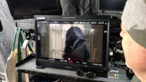 Rosemary Rodriguez Instagram - Hope you find inventive ways to open new doors in 2024! Here we built a doorway for an entrance scene in Rise, a show with @rosieperezbrooklyn and @joshradnor Shot by the awesome inventive DP @tbellen we didn’t have a location for the apartment, so we built a door where we were shooting on location! #moviemagic #crewlove 🎬🔥 Happy New Year!
