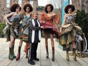 Rosemary Rodriguez Instagram - Had a blast putting on a fashion show with these awesome models for the Elsbeth finale tomorrow nite!! The wildly talented @danlawsonstyle designed these incredible pieces! @andeyungmakeup and @iamtarsharenee designed the perfect makeup and hair! Can’t wait for you all to see it! 😀❤️ @elsbethcbs @cbstv