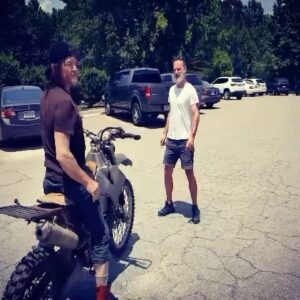 Rosemary Rodriguez Instagram - On Labor Day weekend, I want to give a shout-out to Monty Simons —  the incredible #stunt coordinator on The Walking Dead. He is talented, creative, thoughtful, experienced and a good good guy. Always listened to the story I wanted to tell and then came up with great ideas for the character and plot. #bts #twdfamily #thewalkingdead Season 9 episode 4 The Obliged This is the scene with Daryl and Rick fighting — a fateful scene that I was honored to be directing and collaborating with the gifted @bigbaldhead and Andrew Lincoln. #gratitude I’m a lucky director. ❤️ can’t wait for next Sunday!!!!