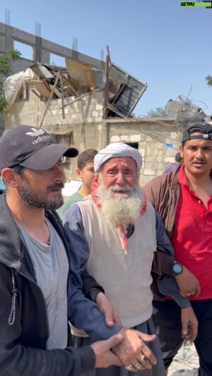 Roshdi Sarraj Instagram - Shock and sadness for Hajj Taha, after destroyed his home by the Israeli occupation army…
##gazaunderattack