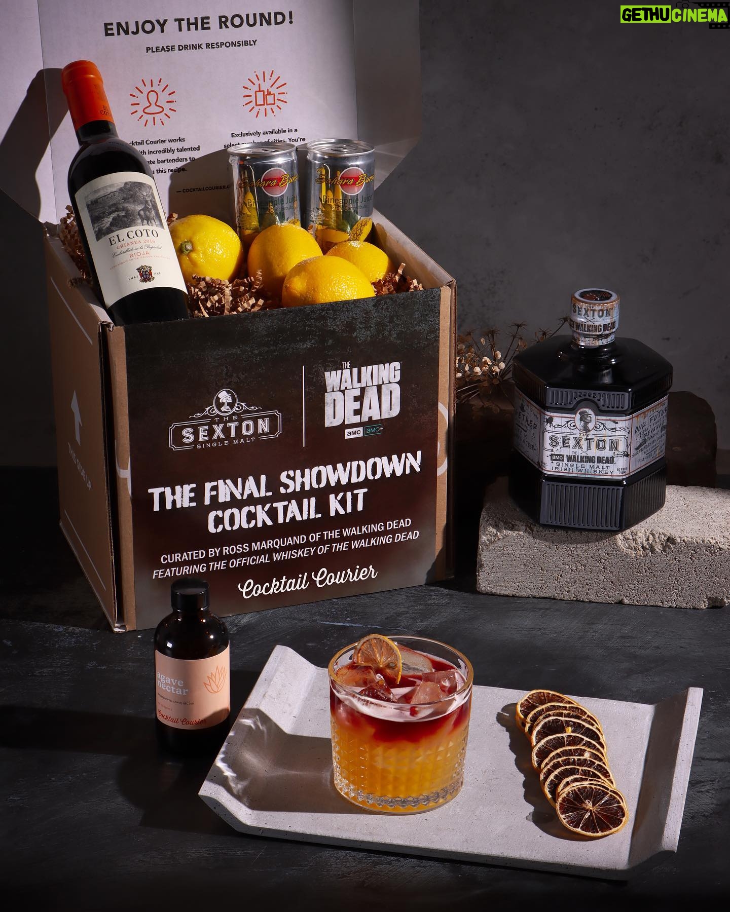 Ross Marquand - 37K Likes - Just in time for tonightās finale episode š - The Walking Dead x The Sexton Cocktail Kits are officially back. And this time, I got to help mix things up with @thesexton.
Get all the ingredients for āThe Final Showdownā @cocktailcourier kit now.
.
.
.
http://bit.ly/3UOsvRi
#TheSexton #TheWalkingDead #TWDFans