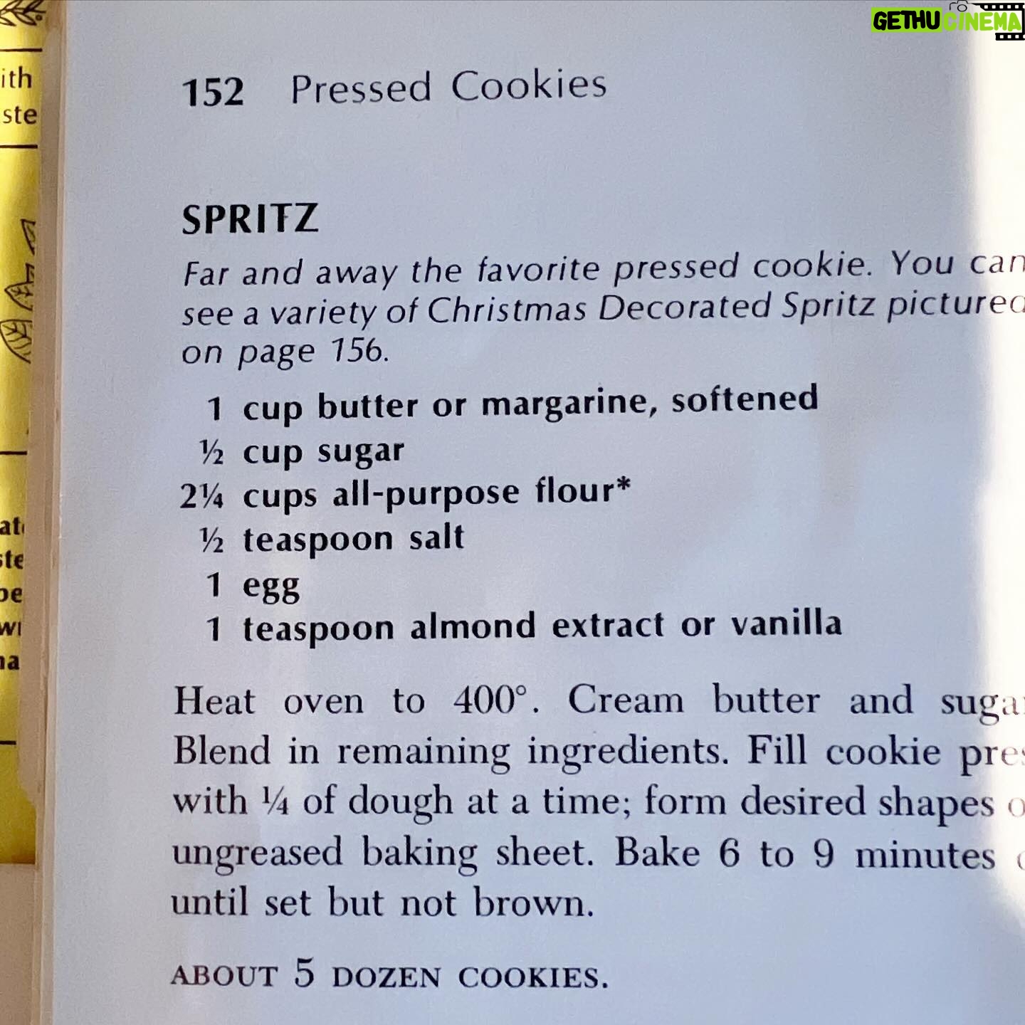 Ross Mathews - 4.2K Likes - My mom used to make spritz cookies during the holidays. She used her Nana’s old metal cookie gun thingy and we would decorate them together. They were always so ugly, but we didn’t care - it was just fun. I wish I would’ve asked for her recipe & saved that cookie gun when she passed away. The holidays make the memories come flooding back. I talked about this on our podcast #HelloRossipes this week. My cohost/bestie @HungerMama encouraged me to order my own spritz cookie gun. I didn’t think I’d actually make any cookies, but I did (thanks to my Aunt Sandy who told me my mom just used the Betty Crocker recipe!). And you know what? It made me feel closer to my mom. 🥰 Hope you’re enjoying some holiday traditions, new & old. ❤️ Tell me about them in the comments - I’ll see you there. -R (Swipe ▶️ for video, recipe & gun)
