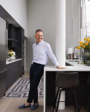Ross Mathews Instagram - Honey, we’re home!!! 🏡 We are so proud to give a glimpse into the living room, dining room & kitchen in our New York dream home in the Summer issue of @DrewMagazine & show you how we’ve decorated with beautiful @Arhaus furniture!

The house, built in the 1970’s, is a modern oasis tucked in the woods. Flooded with natural light & views of nature through the huge windows, we wanted to keep the color palette cool, calm & contemporary. But we also wanted it to feel super-comfy. The stunning, durable & timeless designs from @Arhaus were perfect (um, hello - the couch reclines! Perfect to watch “90 Day Fiancé” on!). 

The result is a juxtaposition of nature & modern that makes @drgarciamathews & I (plus our pup Audrey) so proud to call this home ours. Pick up the latest issue of our girl @DrewBarrymore’s magazine for more pics & to read the article! And also check out the fab furniture at @Arhaus to get the look for yourself!

(Also, a huge shout out to  our extraordinary friend @dannyseomag for coordinating this project! ❤️)