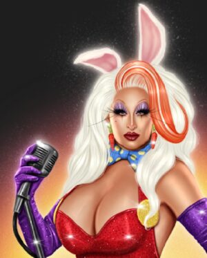 Roxxxy Andrews Instagram - “I’m not bad….im just drawn that way” “You can’t frame THE DOLL!” Merch coming soon! Outstanding work from @agusdrawing